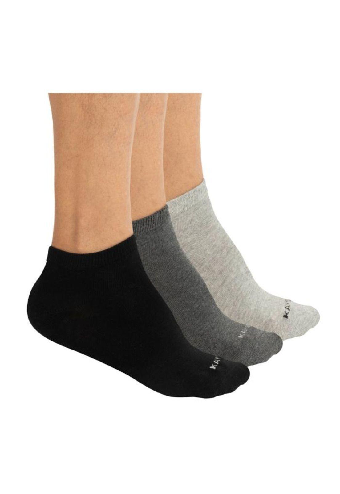 Pack 3 Calcetines Tobilleros Algodón Hombre Kayser  99.HP3510-MAR-0