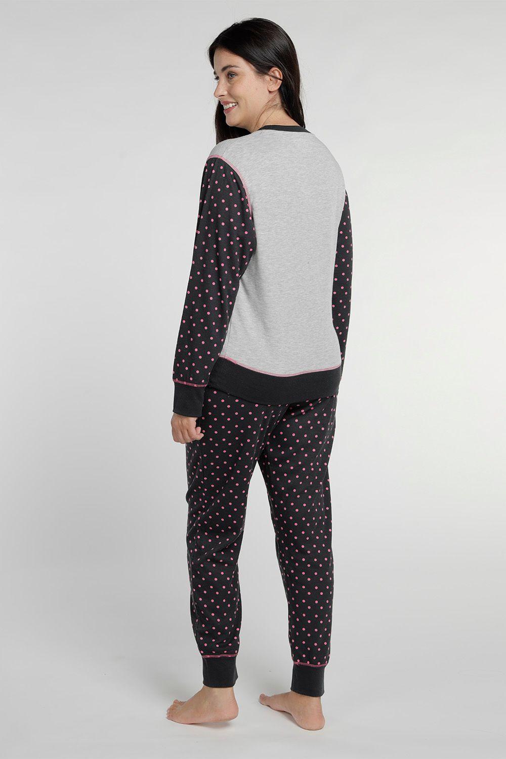 Pijama Mujer Algodón Largo Kayser-1