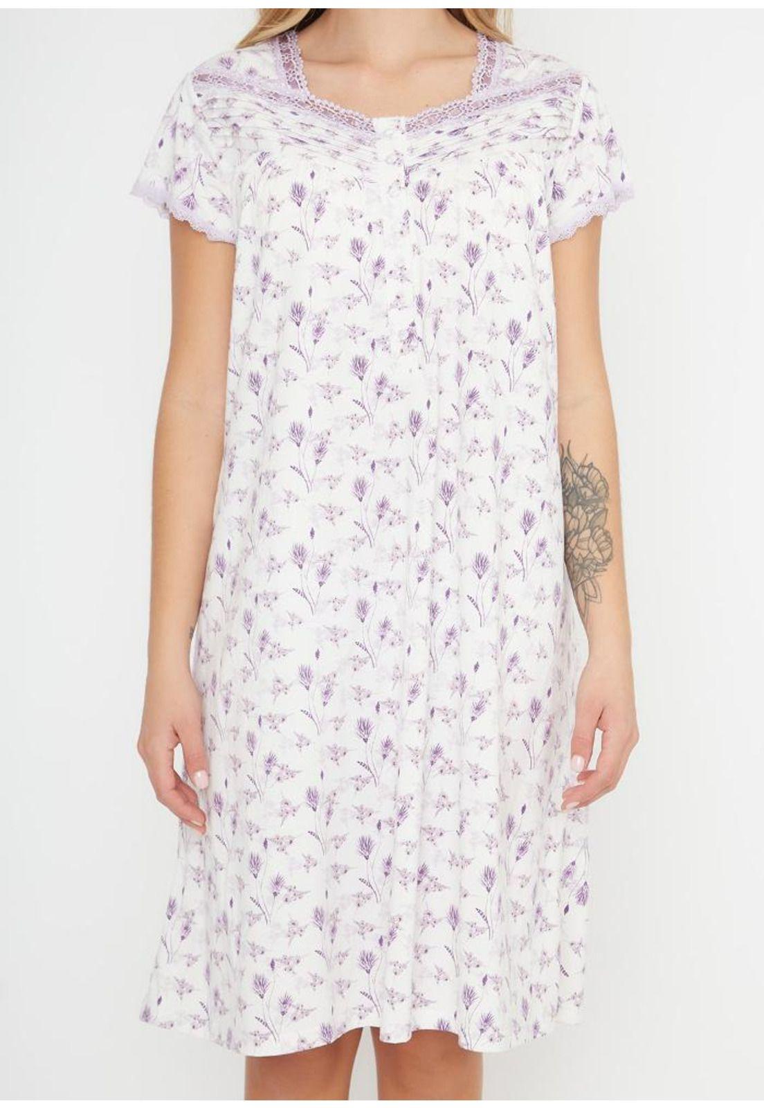 Camisón manga corta algodón KAYSER 71.1073-LIL-2