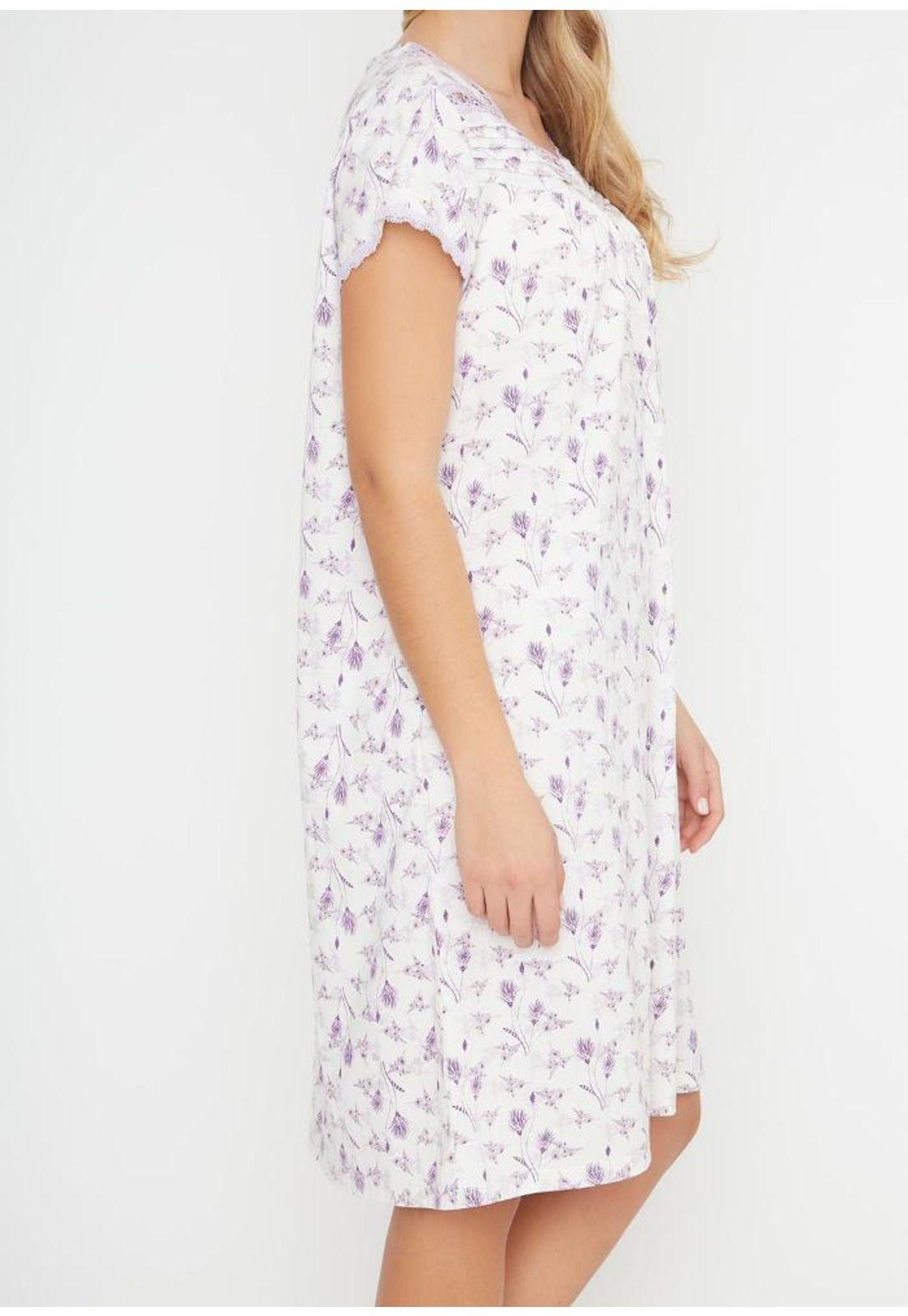 Camisón manga corta algodón KAYSER 71.1073-LIL-3