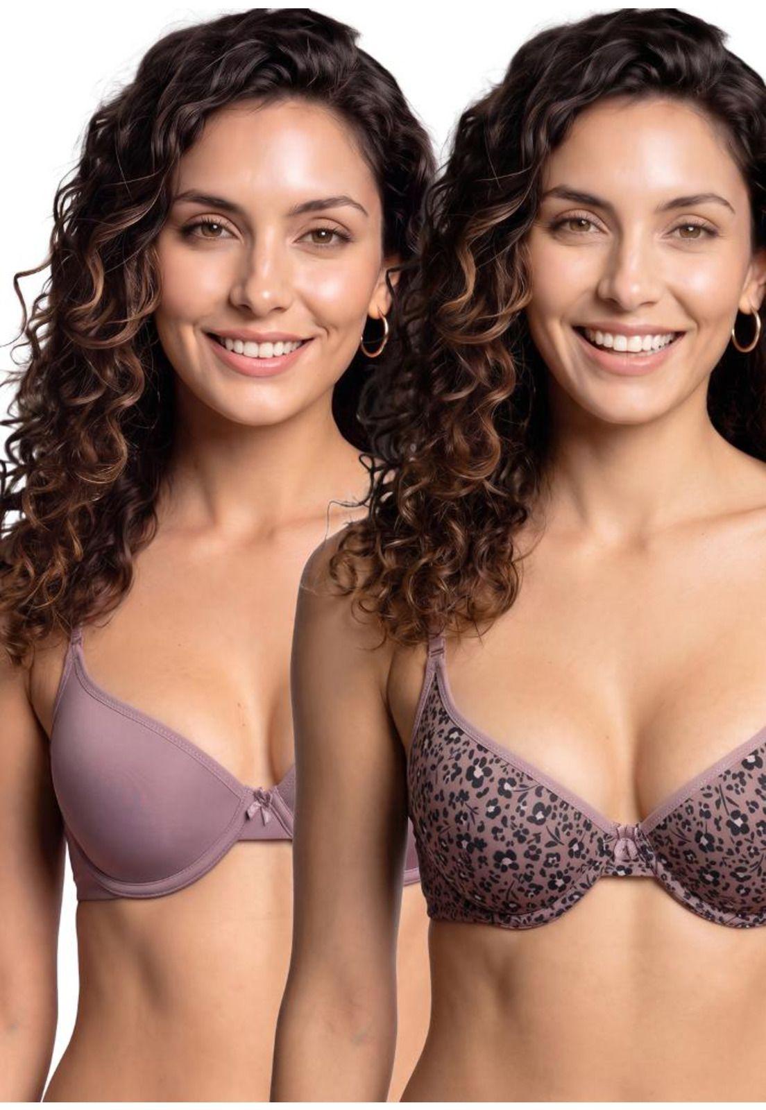 Pack 2 Sostenes Push Up Mujer Kayser P250.023-MOR1-0