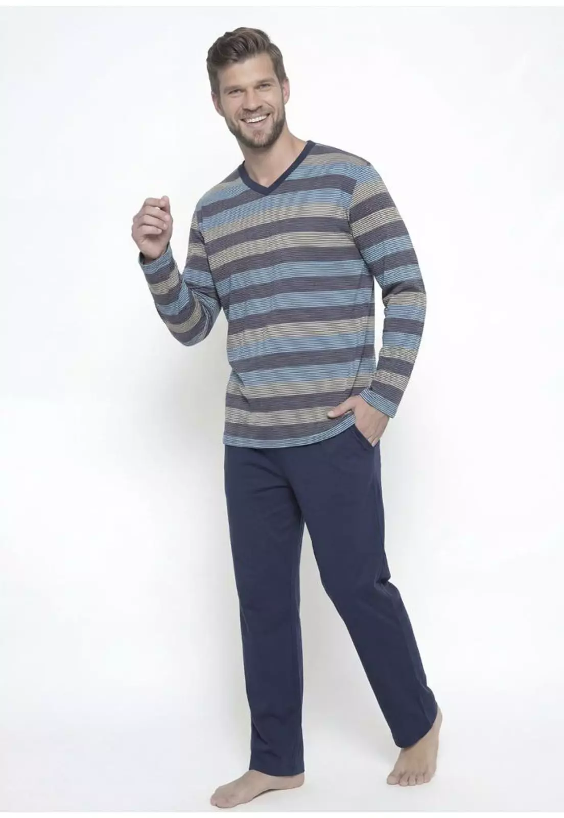 Pijama de Hombre Algodón 67.01821 Kayser-0