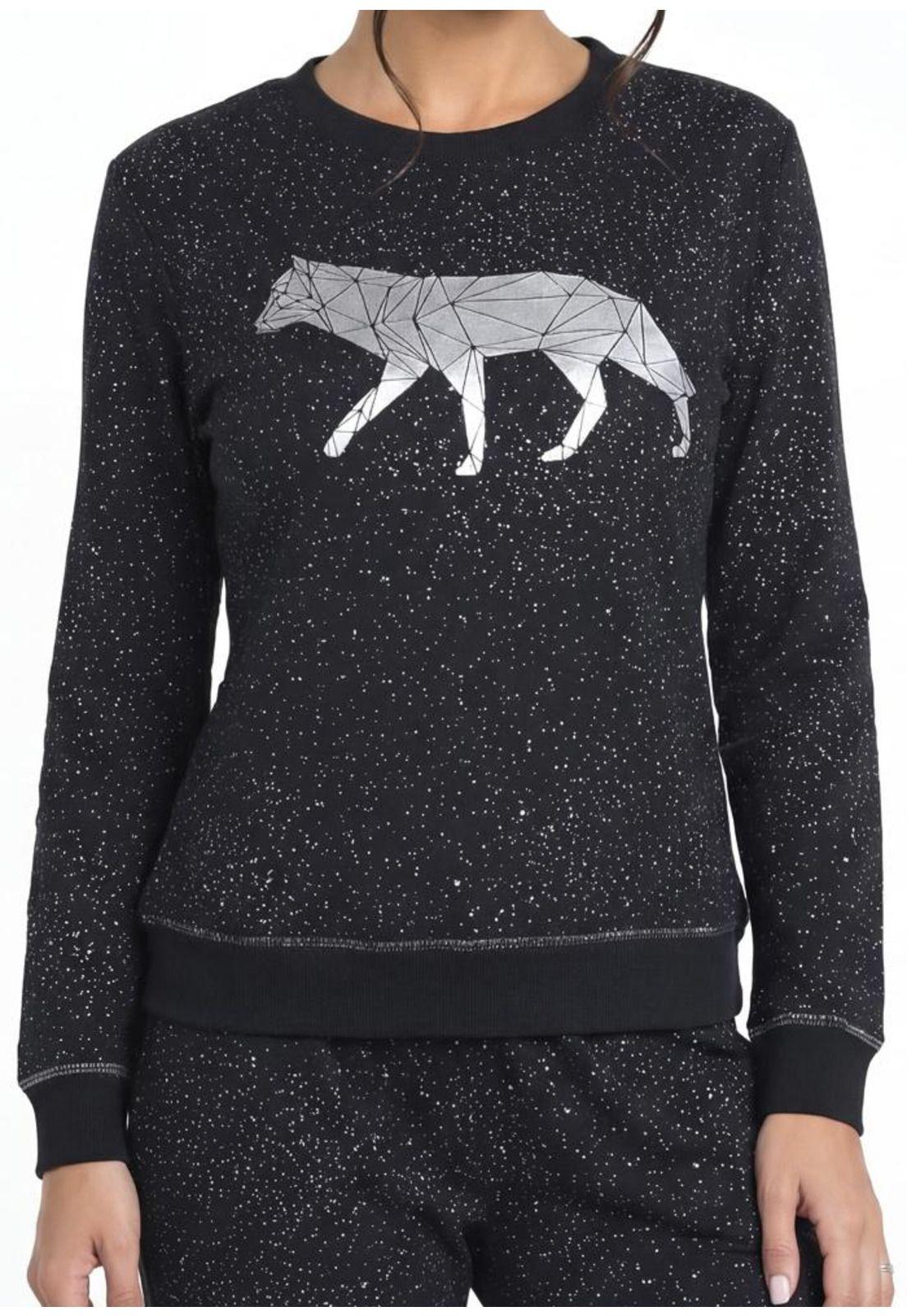 Pijama de mujer Algodón 60.1601M-NEG-2