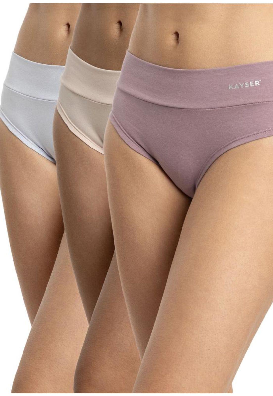 Pack 3 Pantaletas Algodón Mujer Kayser P314.80-LIL-0