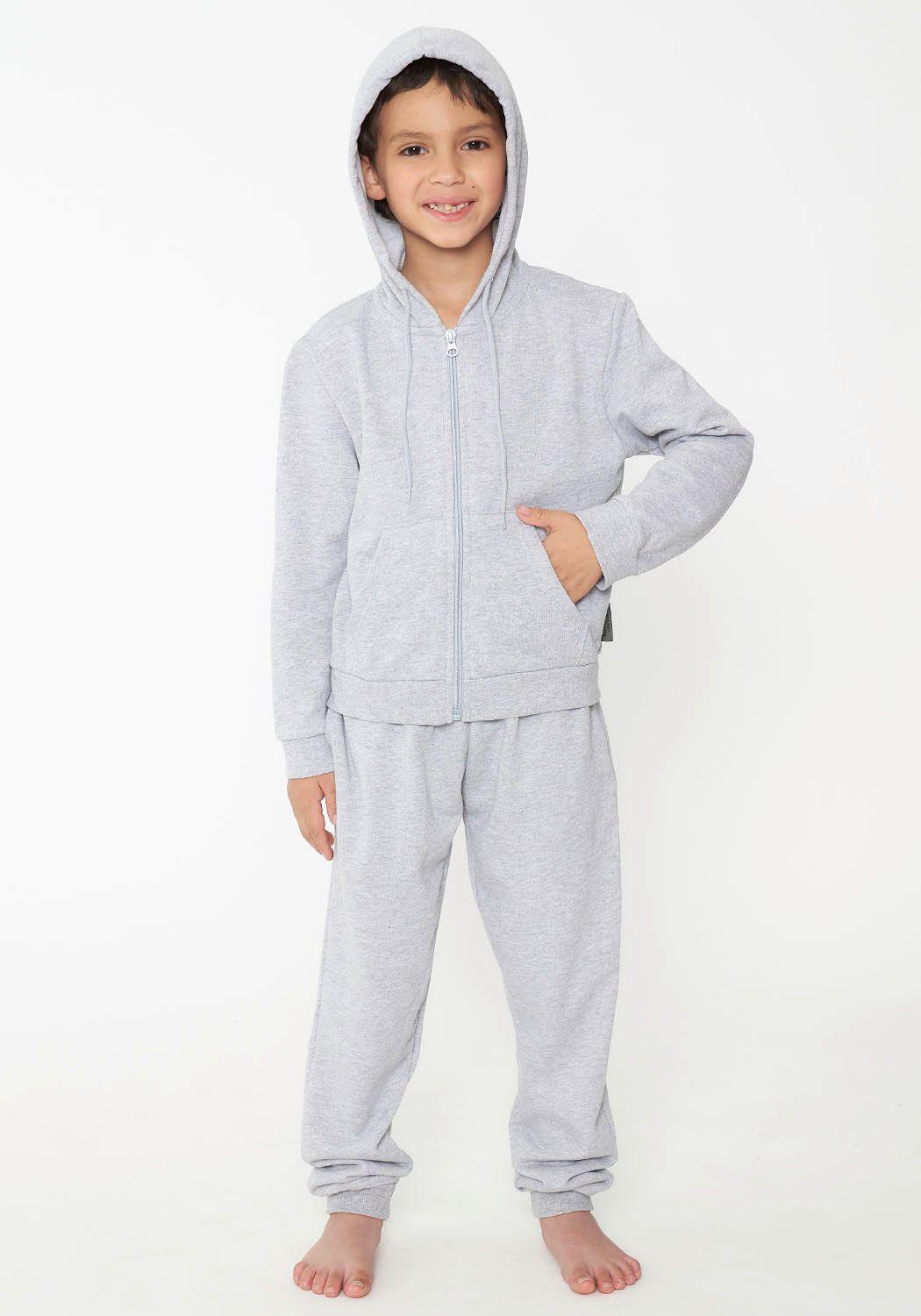 Poleron Algodón Niño Gris 5455-GRI Kayser-1