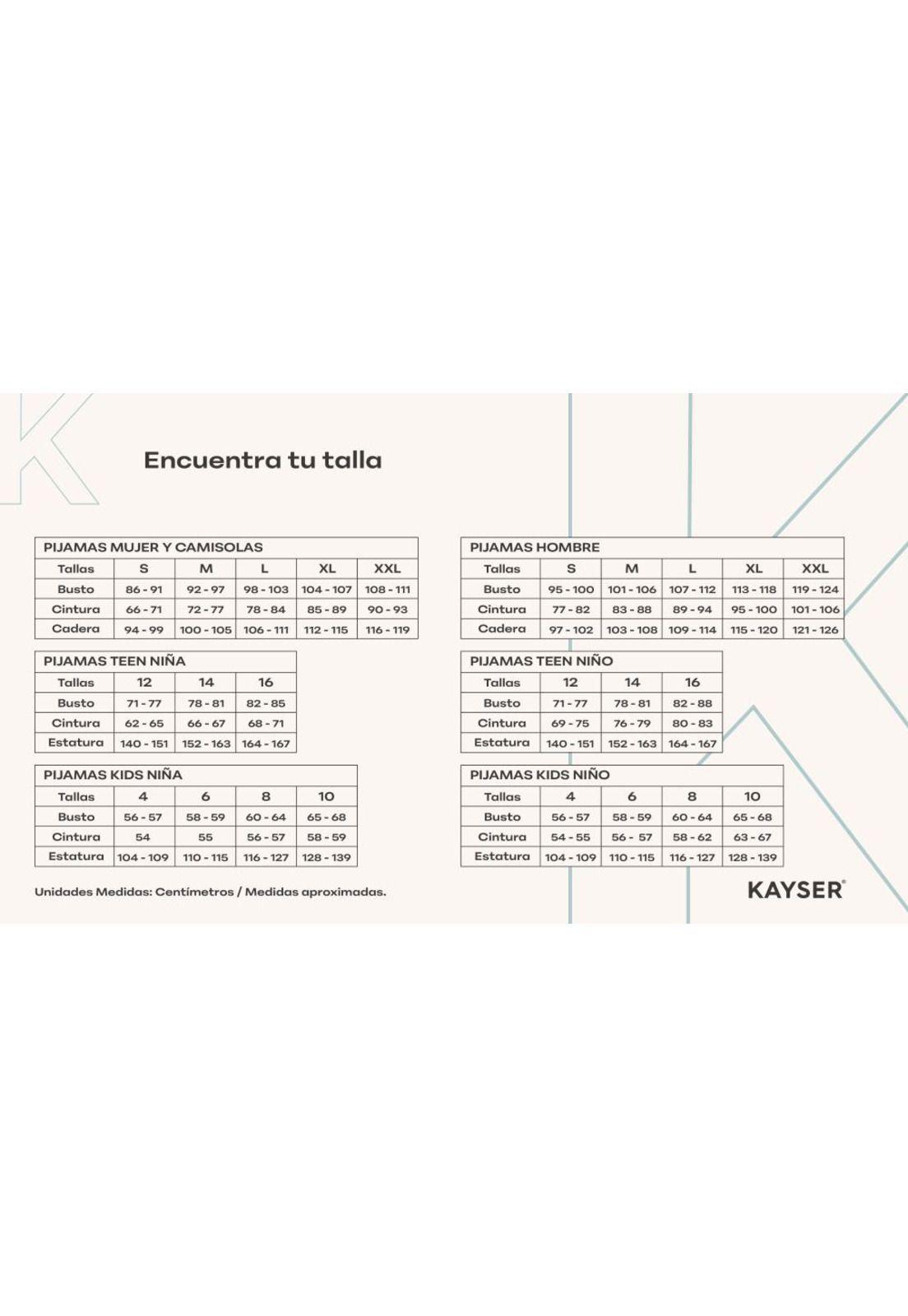 Pijama de Hombre Algodón 67.01819 Kayser-4