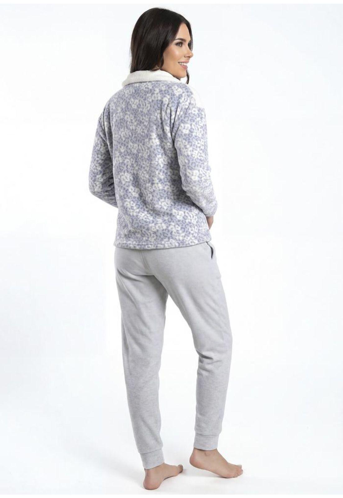 Pijama de mujer Coral Fleece 60.1621M-AZU-1