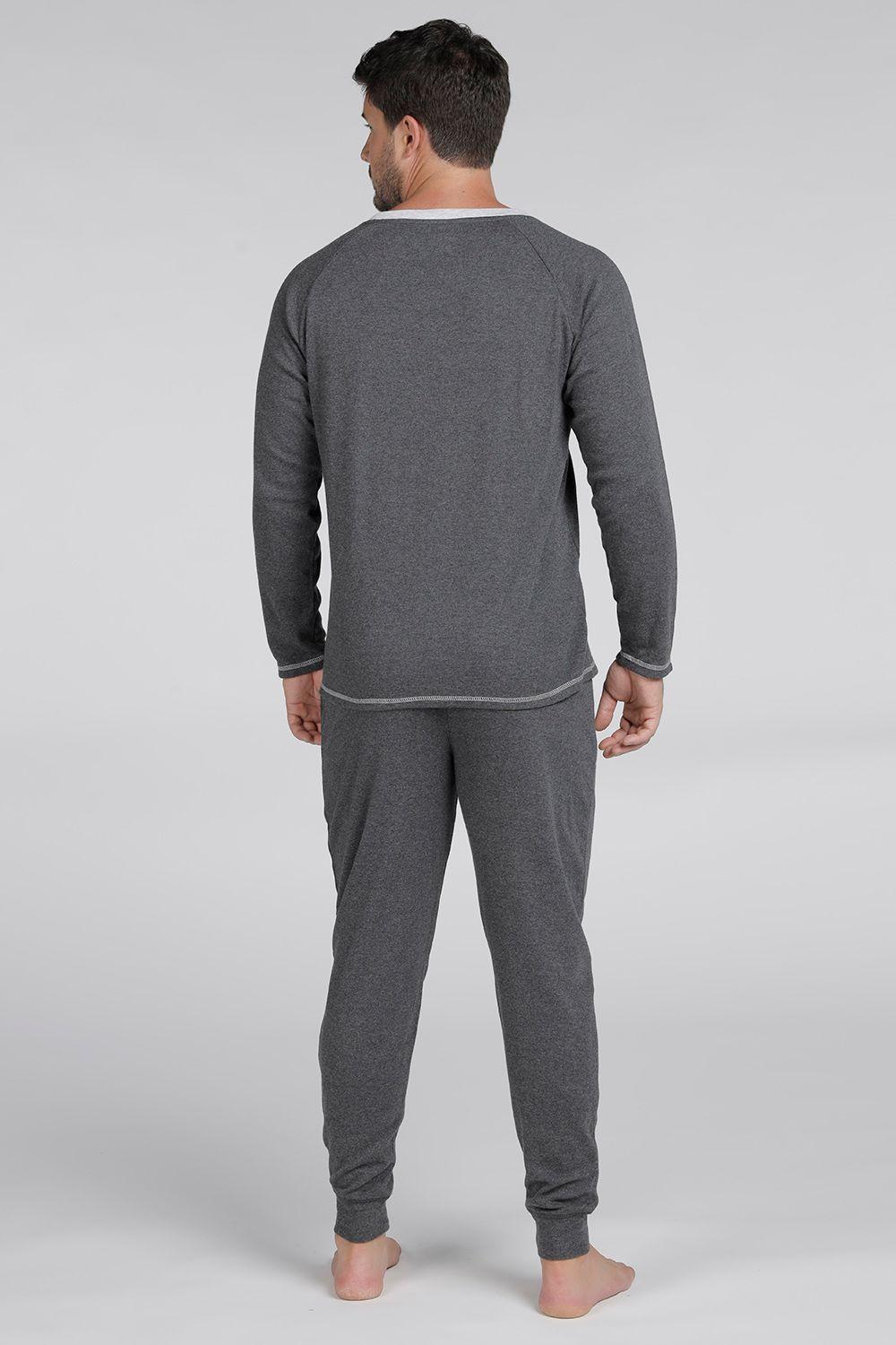 Pijama Algodón Hombre KAYSER 67.1183M-GRI-1