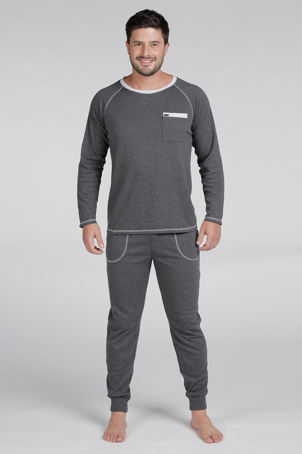 Pijama Algodón Hombre KAYSER 67.1183M-GRI-0