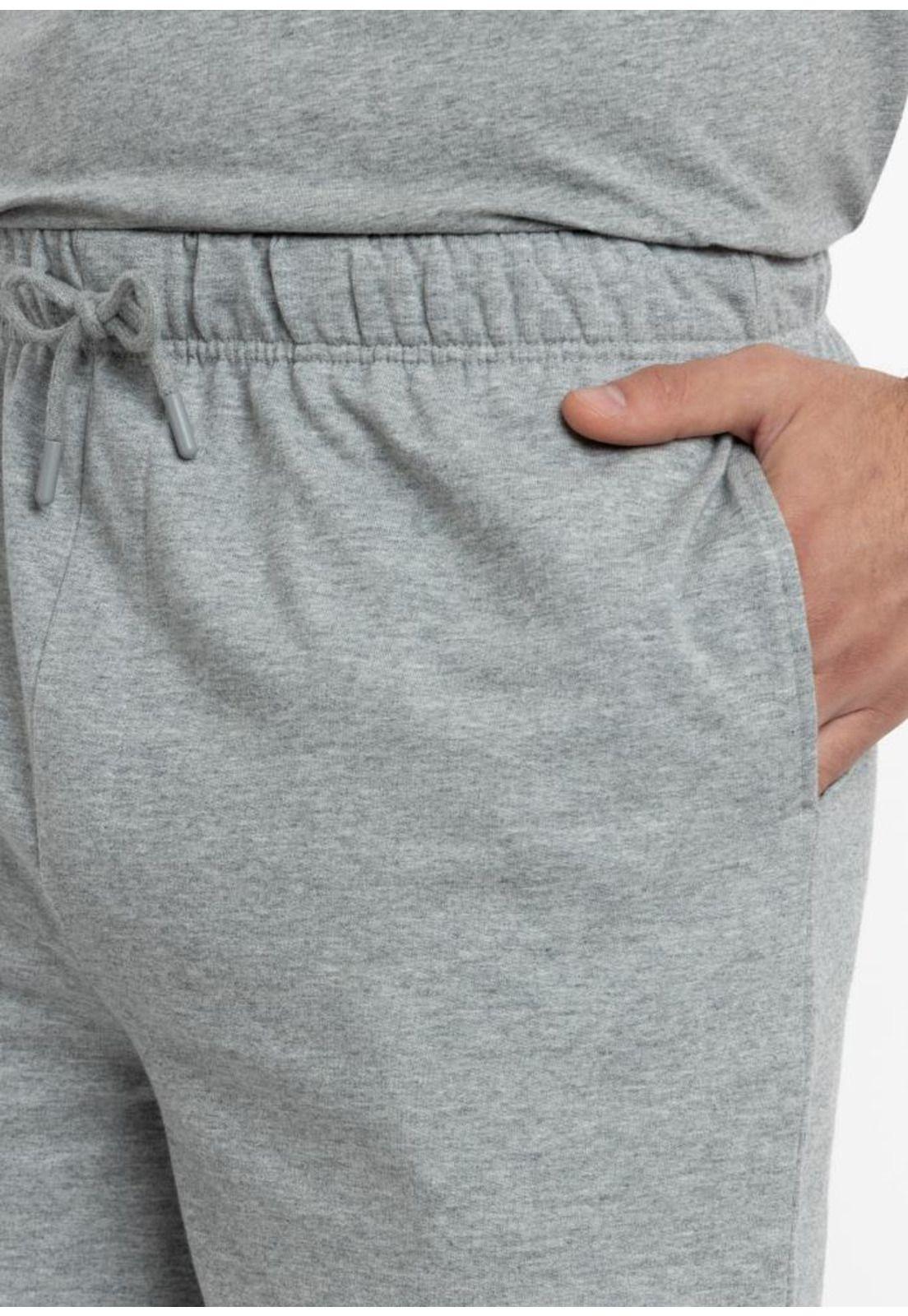 Pijama Hombre Verano  2 piezas  Algodón Kayser  7701143-GRI-3