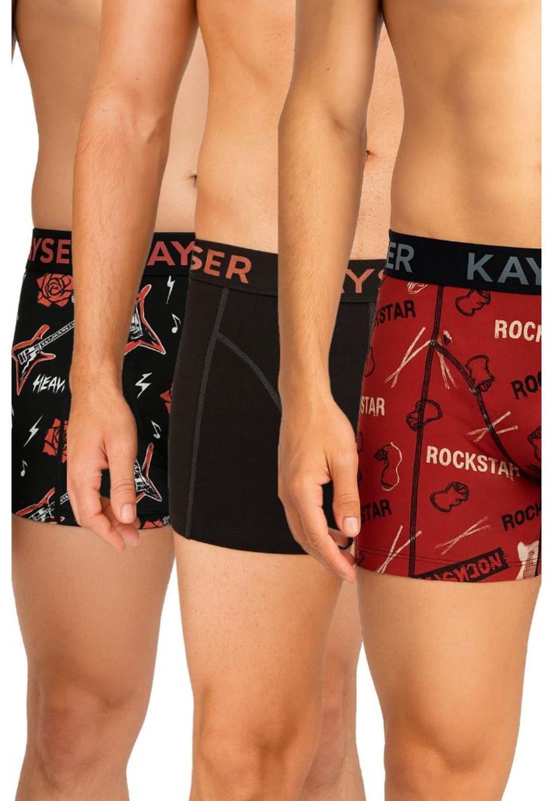 Pack 3 Bóxers Algodón P393.236-ROJ-0