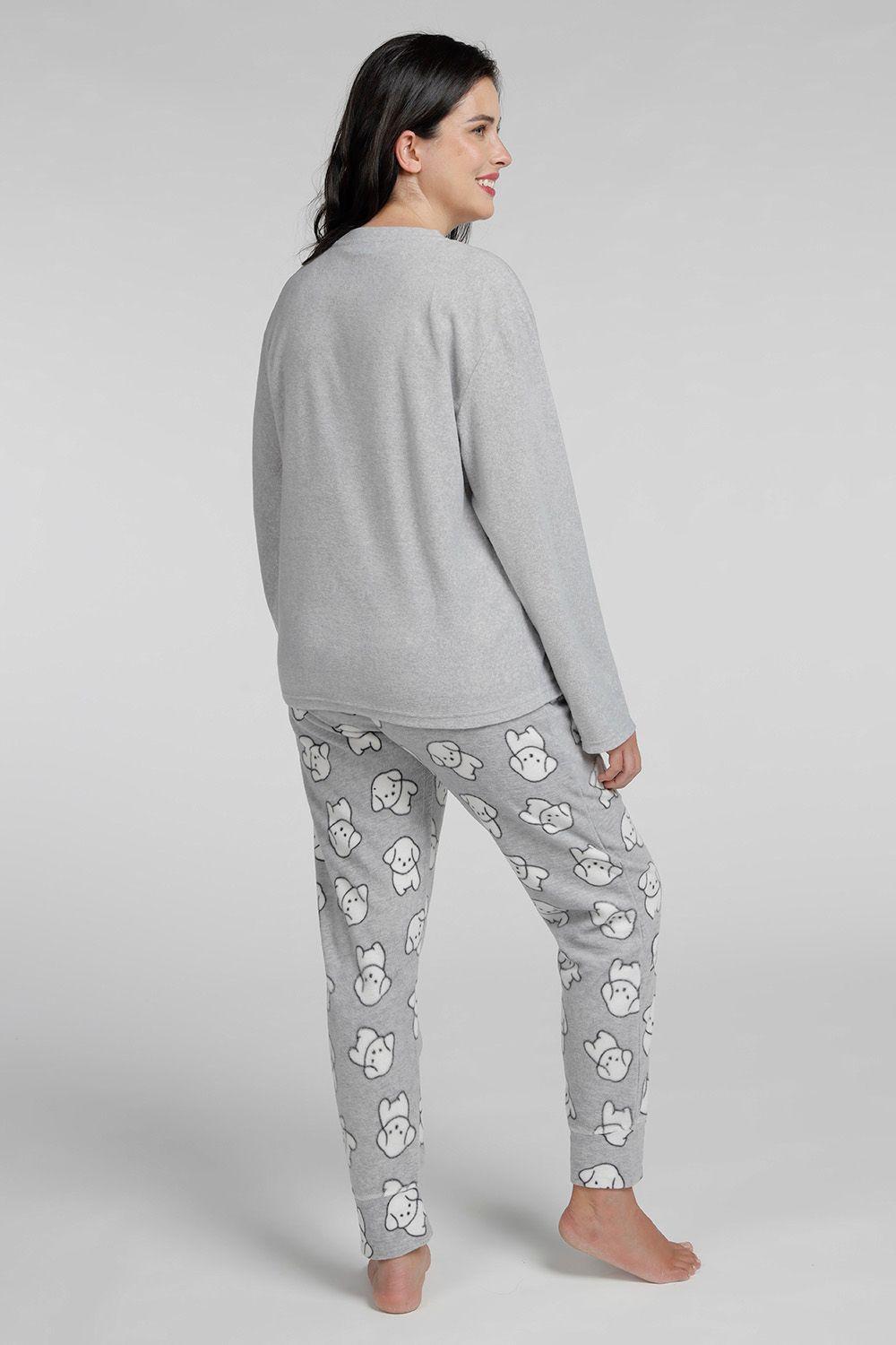 Pijama Mujer Polar KAYSER 60.1373M-GRI-1