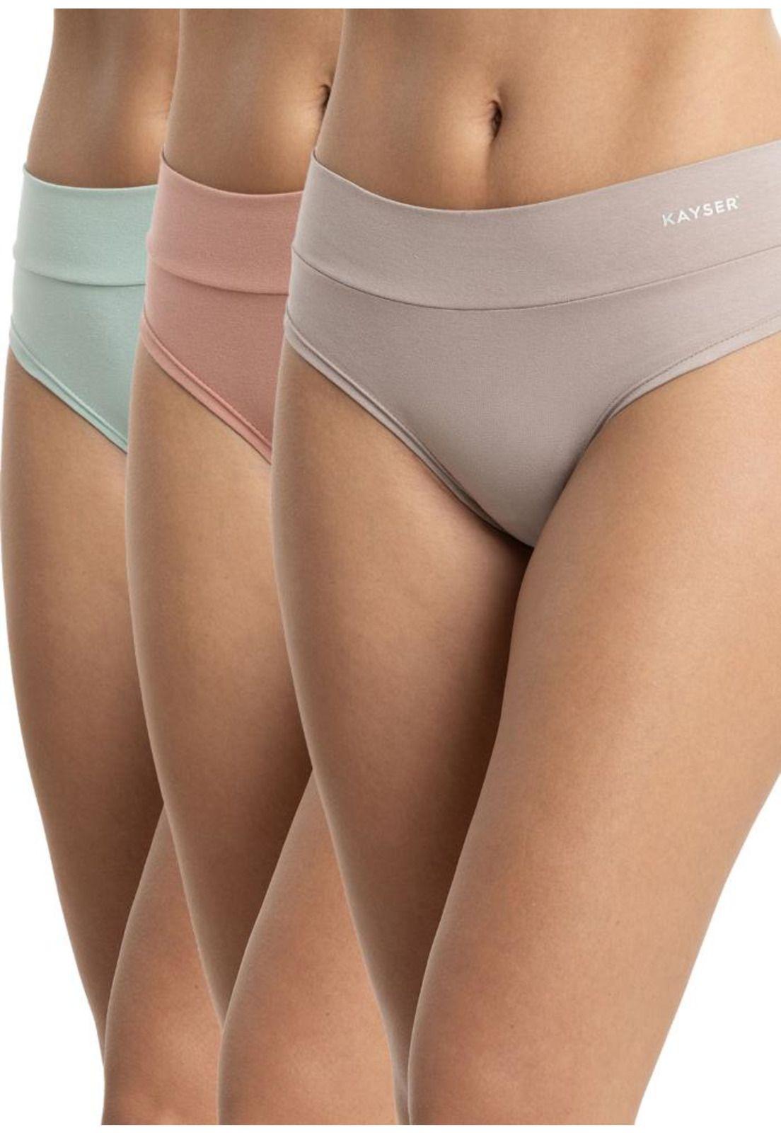 Pack 3 Pantaletas Algodón Mujer Kayser P314.80N-CAF-0