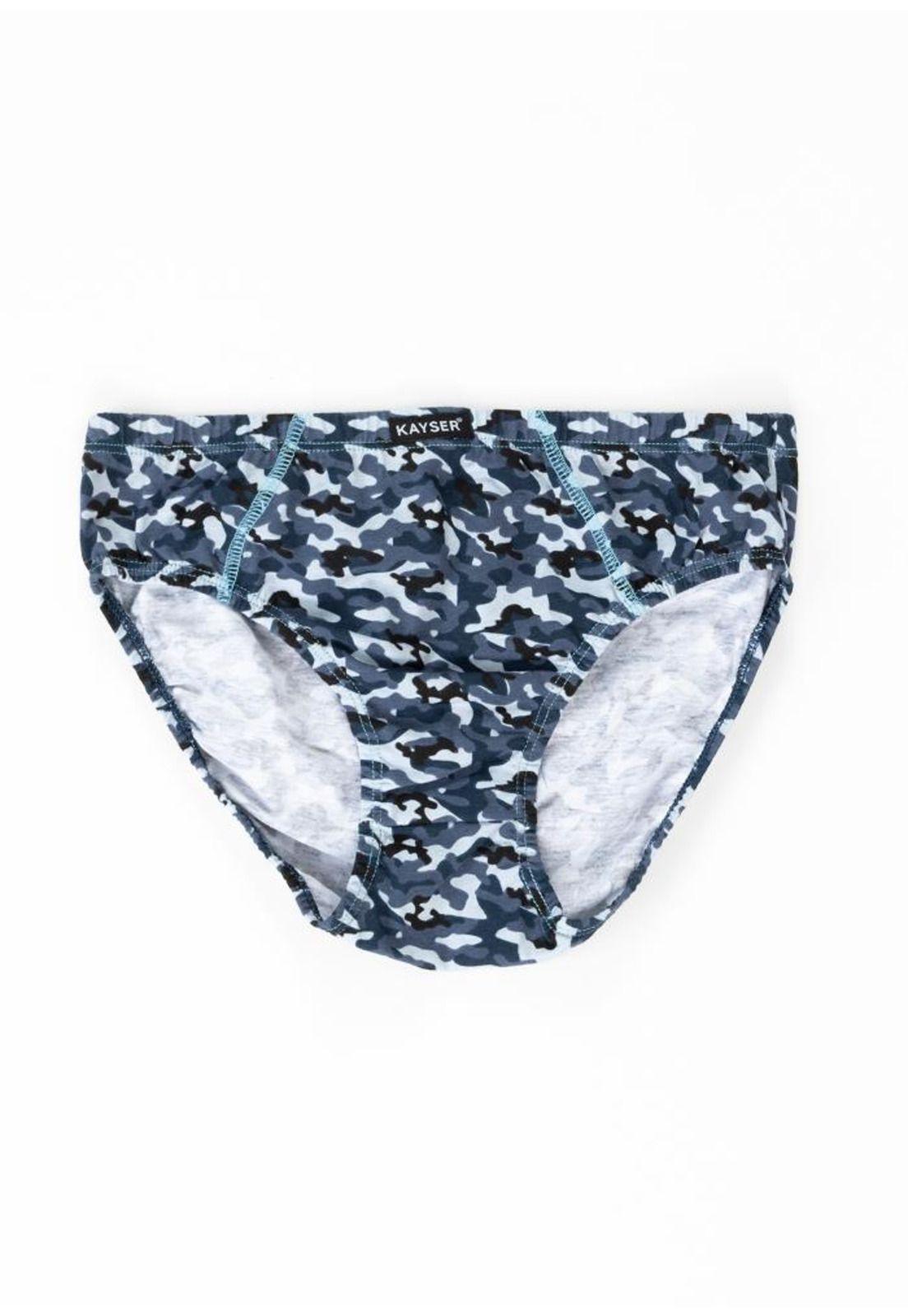 Pack 5x slip midi algodón P595041-AZU Kayser-3