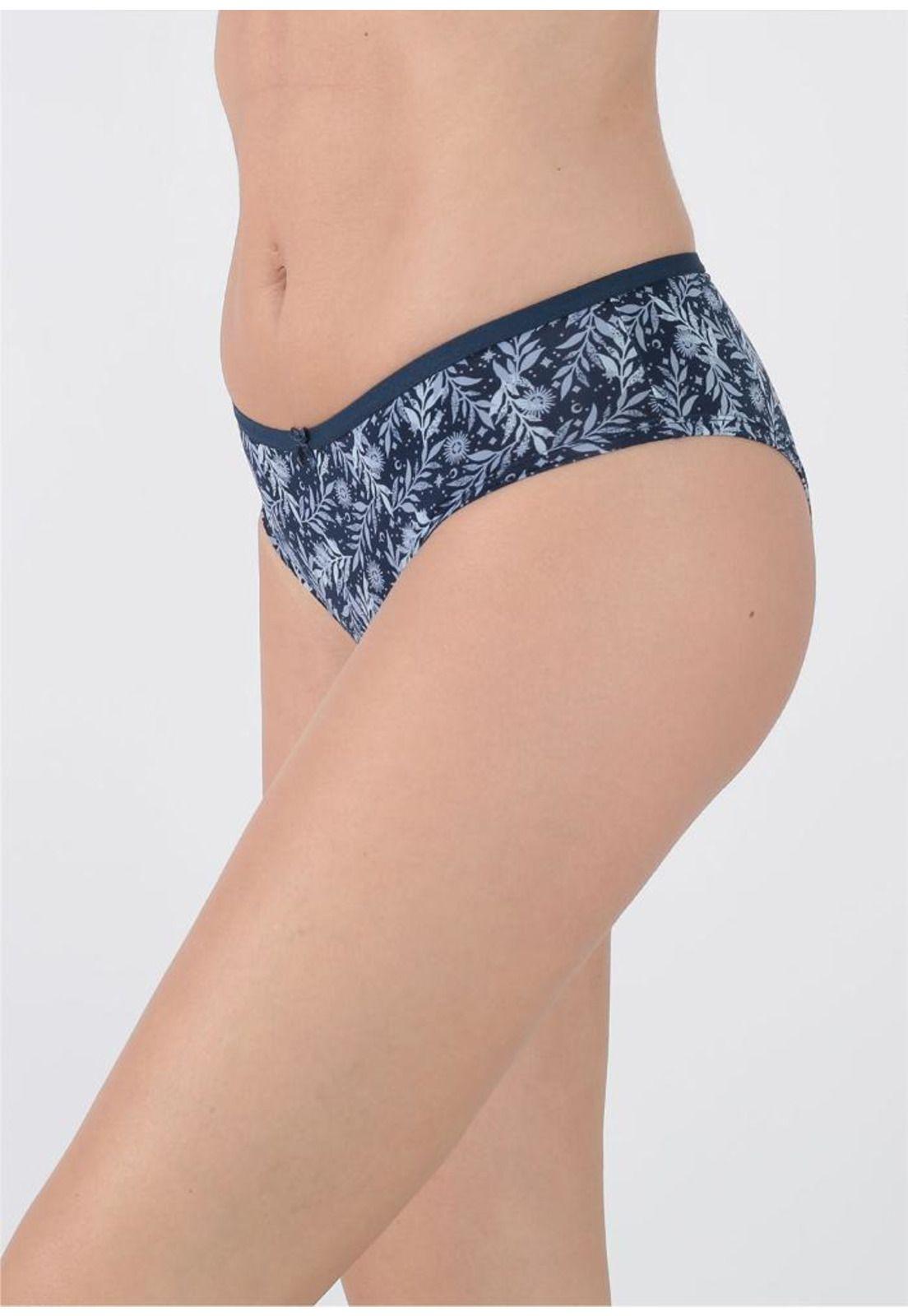 Pack 3x pantaleta microfibra P314.15-AZU7 Kayser-1