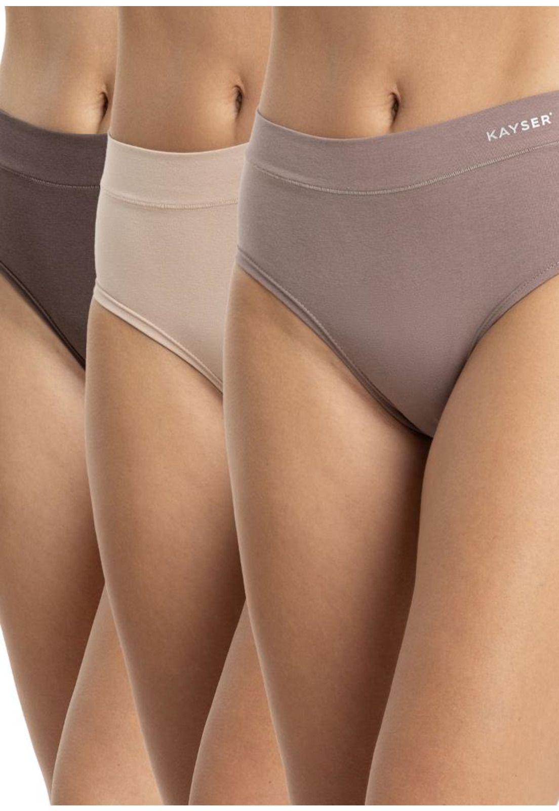Pack  3 Calzones Hi-Leggs  Algodón Mujer Kayser   P311.80N-MOR-0