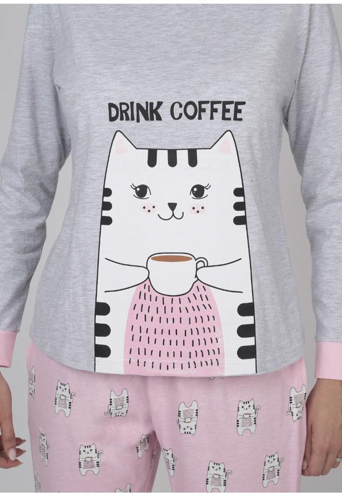 Pijama de mujer Algodón 60.1603M-GRI-2