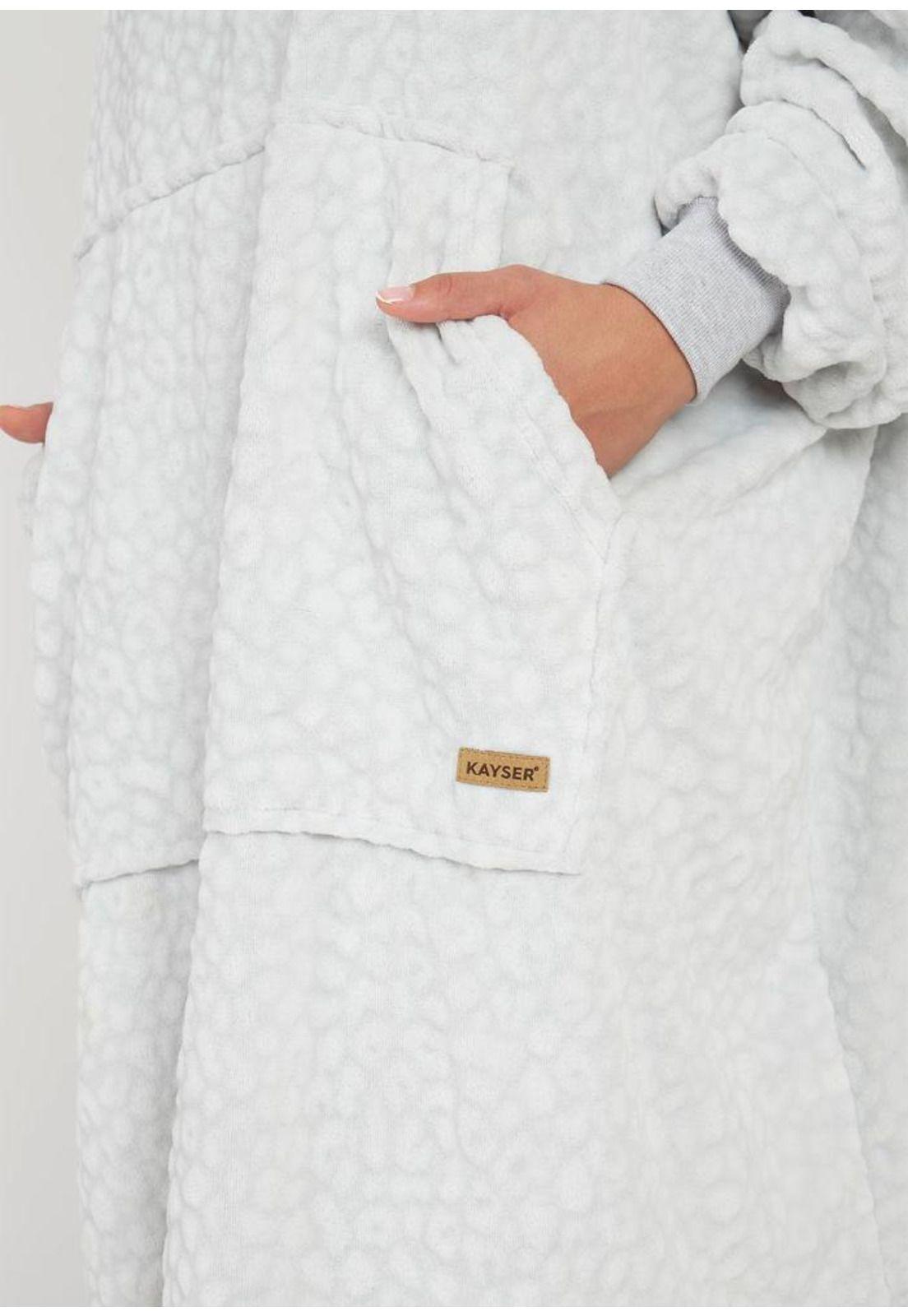 Poleron frazada Mujer Coral fleece 6025 KAYSER-3