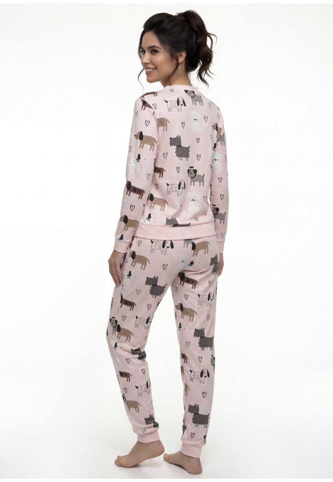 Pijama de mujer Algodón 60.1602M-ROS-1