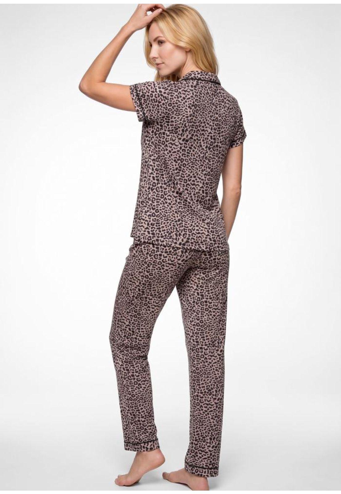 Pijama   largo Abotonado Super Soft  Mujer Kayser 70.1142M-ANIM-1