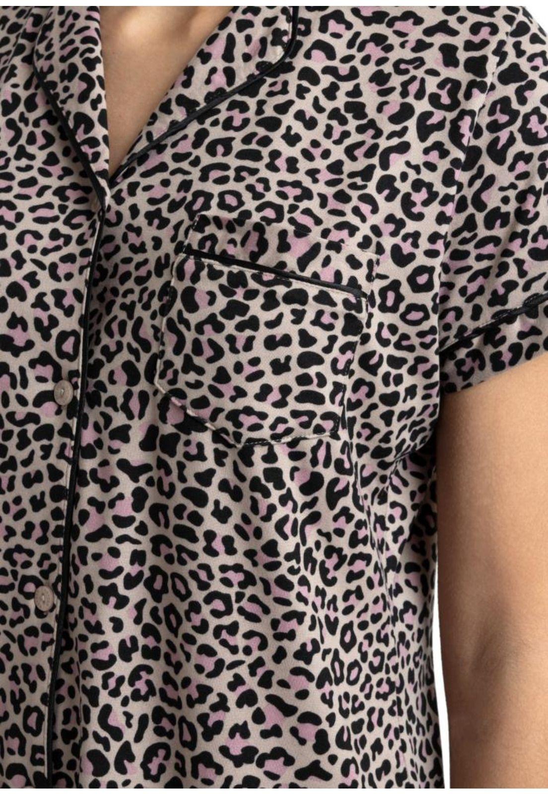 Pijama   largo Abotonado Super Soft  Mujer Kayser 70.1142M-ANIM-2