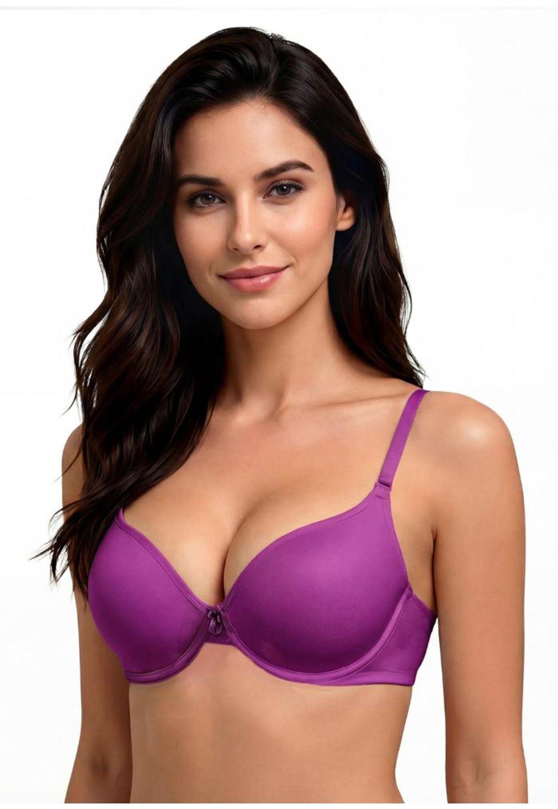 Pack 2X Sosten Push Up Microfibra P250.023-MOR Kayser-3