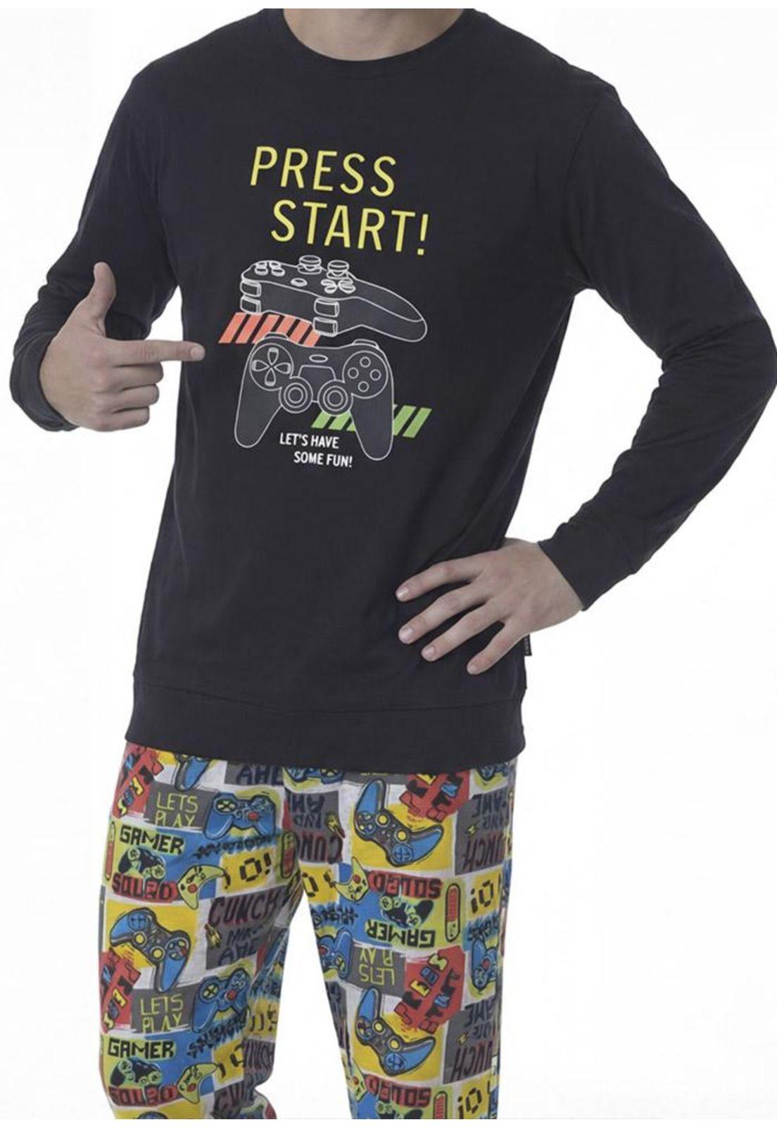 Pijama de Hombre Algodón 67.01824 Kayser-2