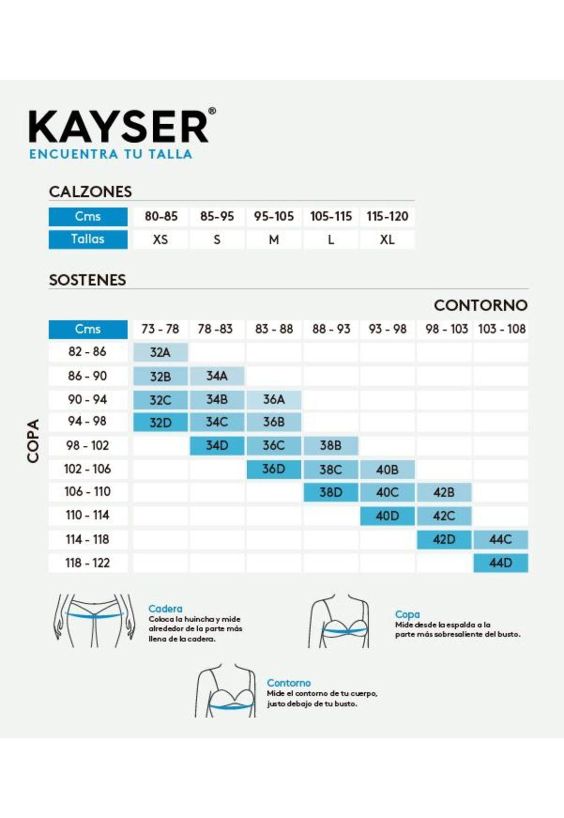 PACK 3X  Pantaletas Algodón P314.0024-AZU5 Kayser-3