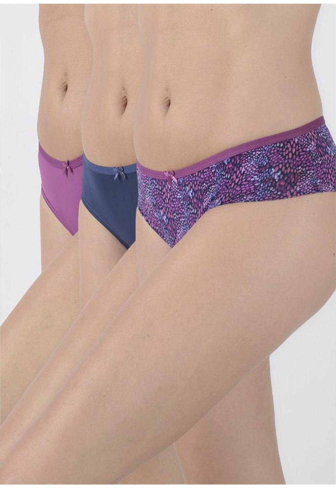 Pack 3x pantaleta microfibra P314.15-MOR Kayser-0