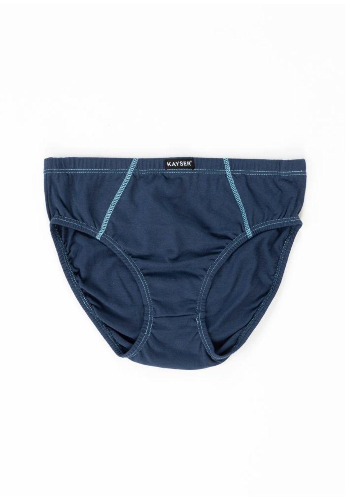 Pack 5x slip midi algodón P595041-AZU Kayser-1