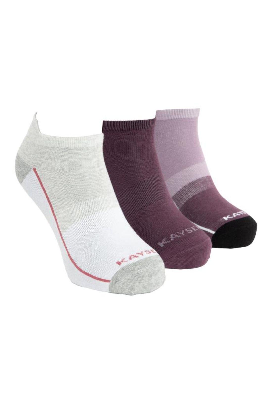 Pack 3 Calcetines Mujer Algodón Kayser 99.MP387-BUR-0
