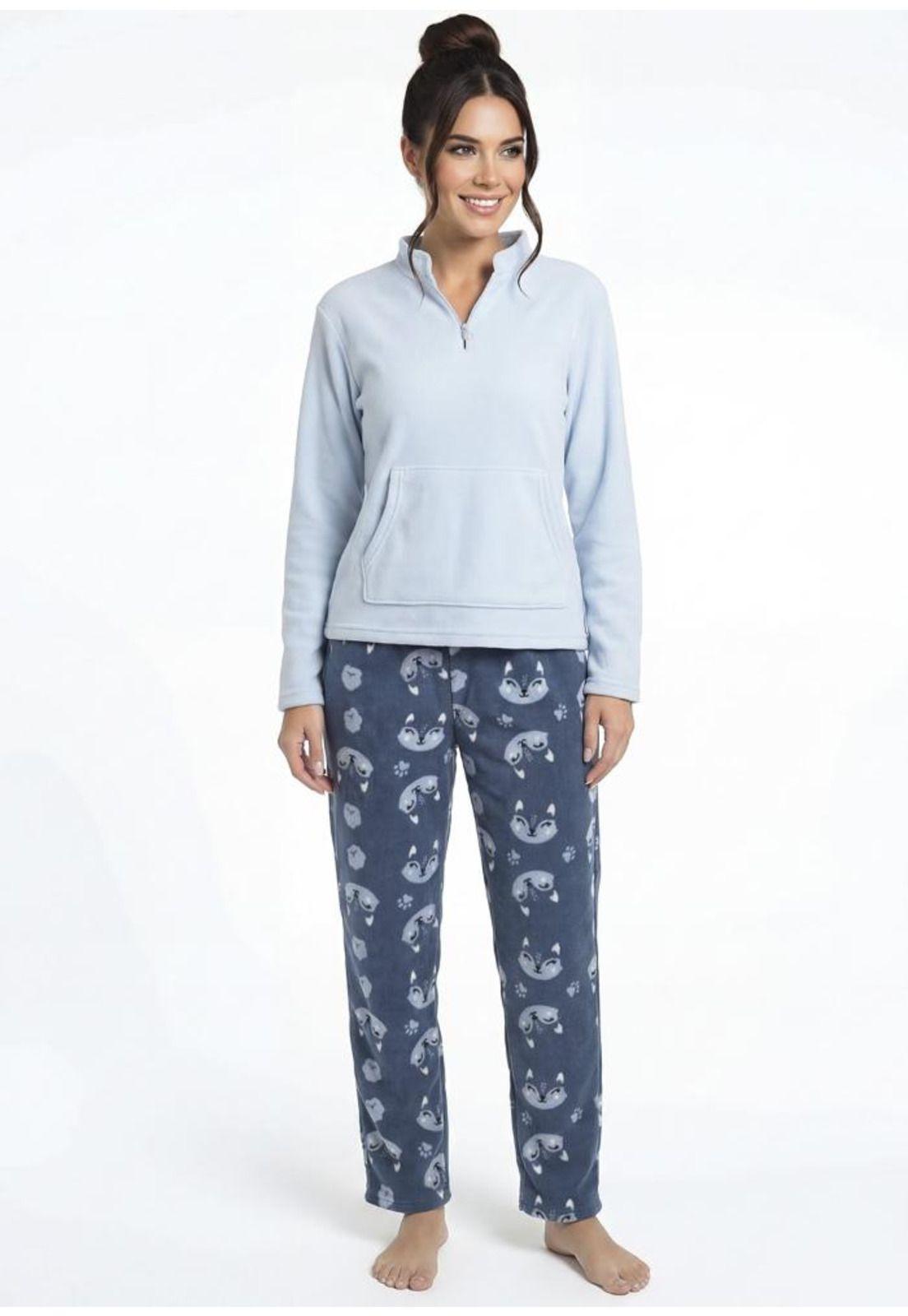 Pijama de mujer Polar 60.1612M-AZU-0