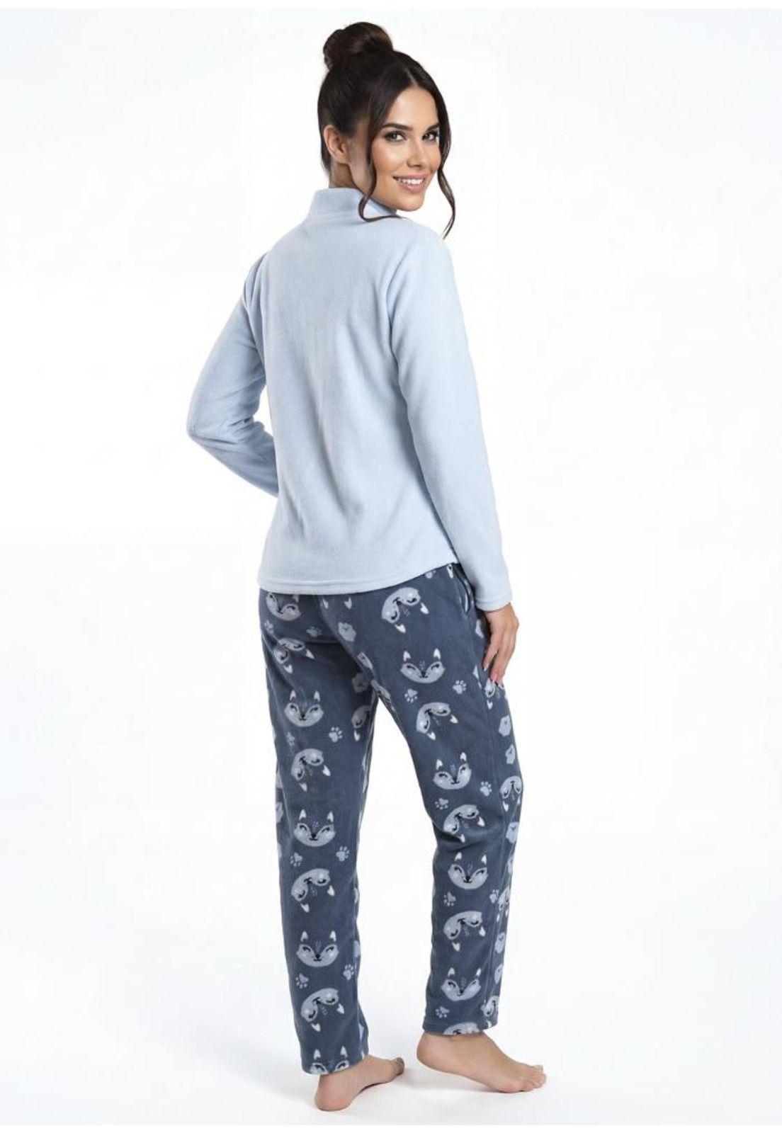 Pijama de mujer Polar 60.1612M-AZU-1