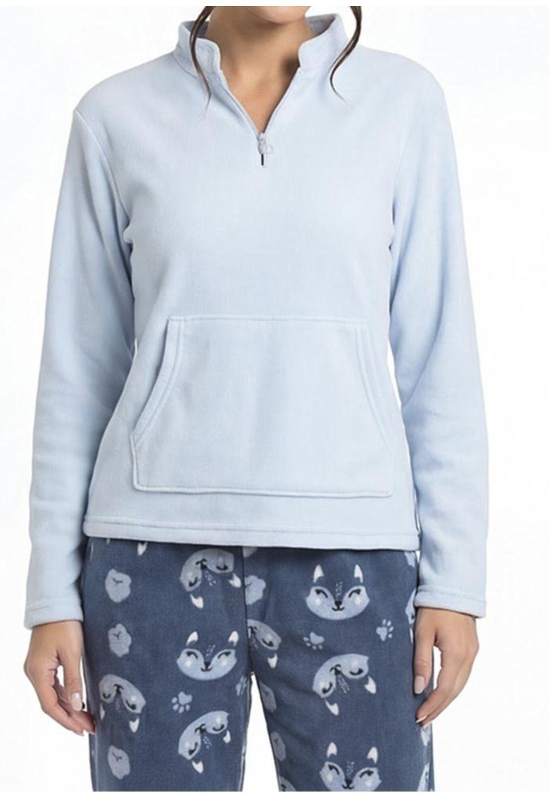 Pijama de mujer Polar 60.1612M-AZU-2