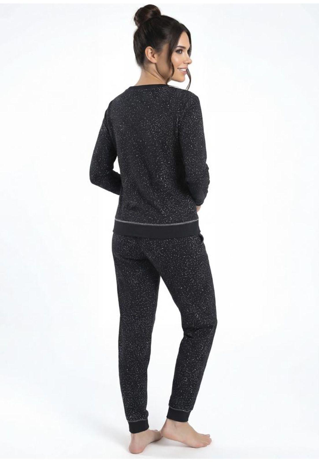 Pijama de mujer Algodón 60.1601-NEG-1