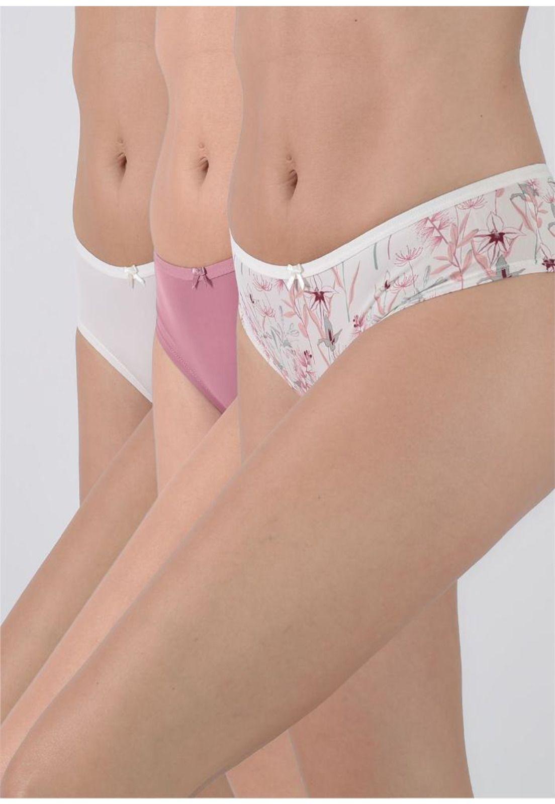 Pack 3x pantaleta microfibra P314.15-MRF3 Kayser-0