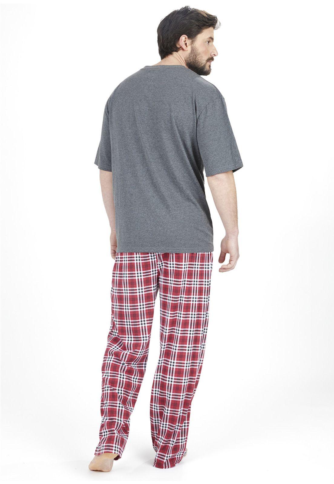 Pijama algodon 77.705-GRI Kayser-1