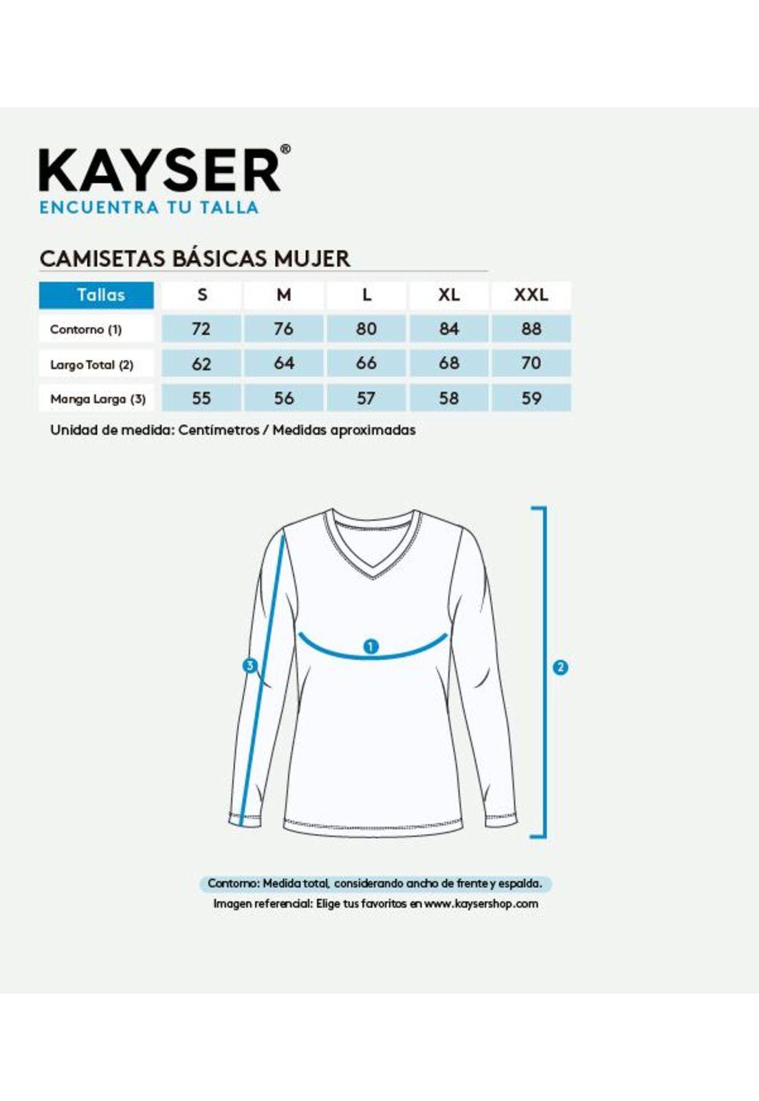 Camiseta termica super soft 40.34-BLA Kayser-4