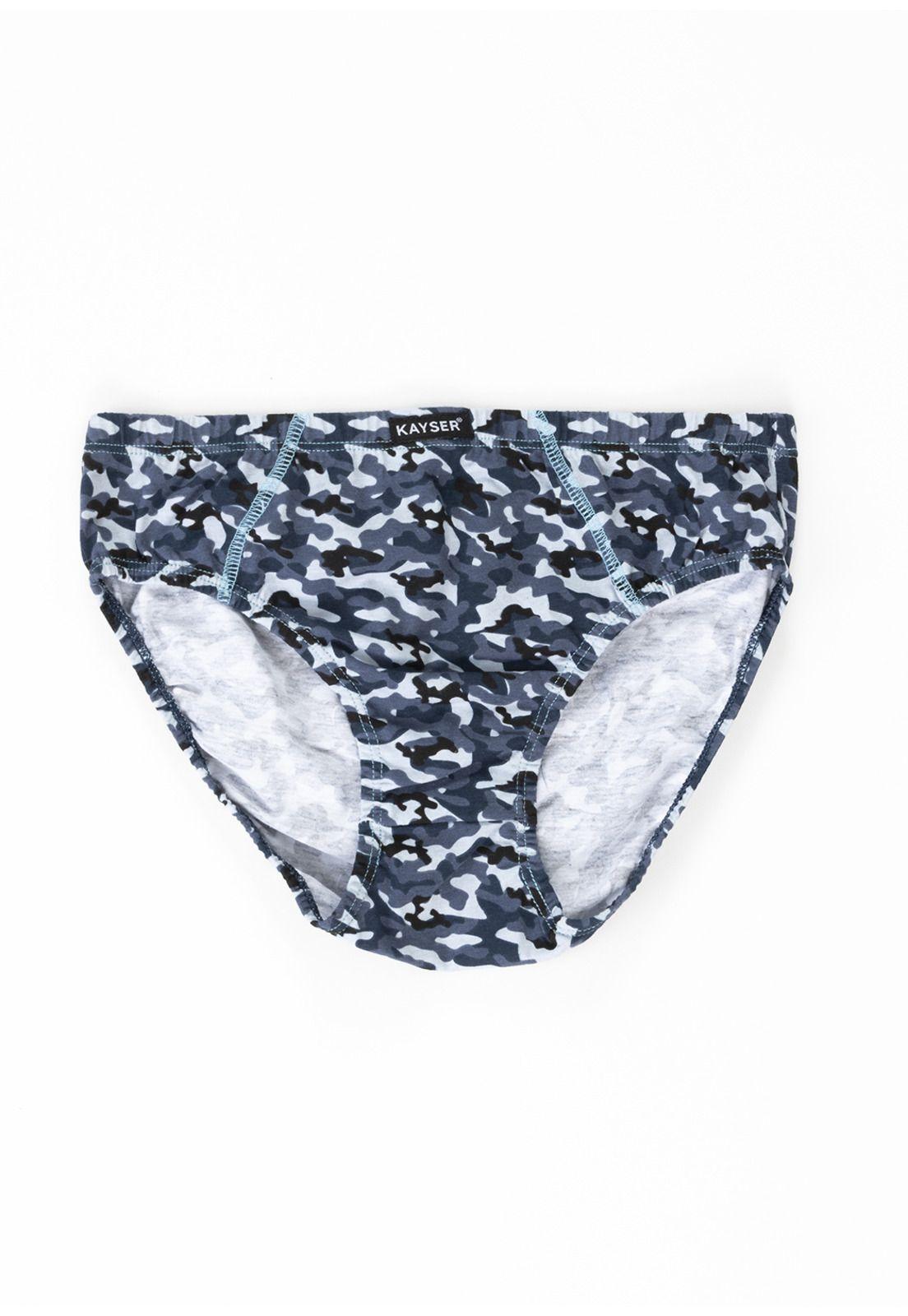 Pack 5x slip midi algodón P595041M-AZU Kayser-2