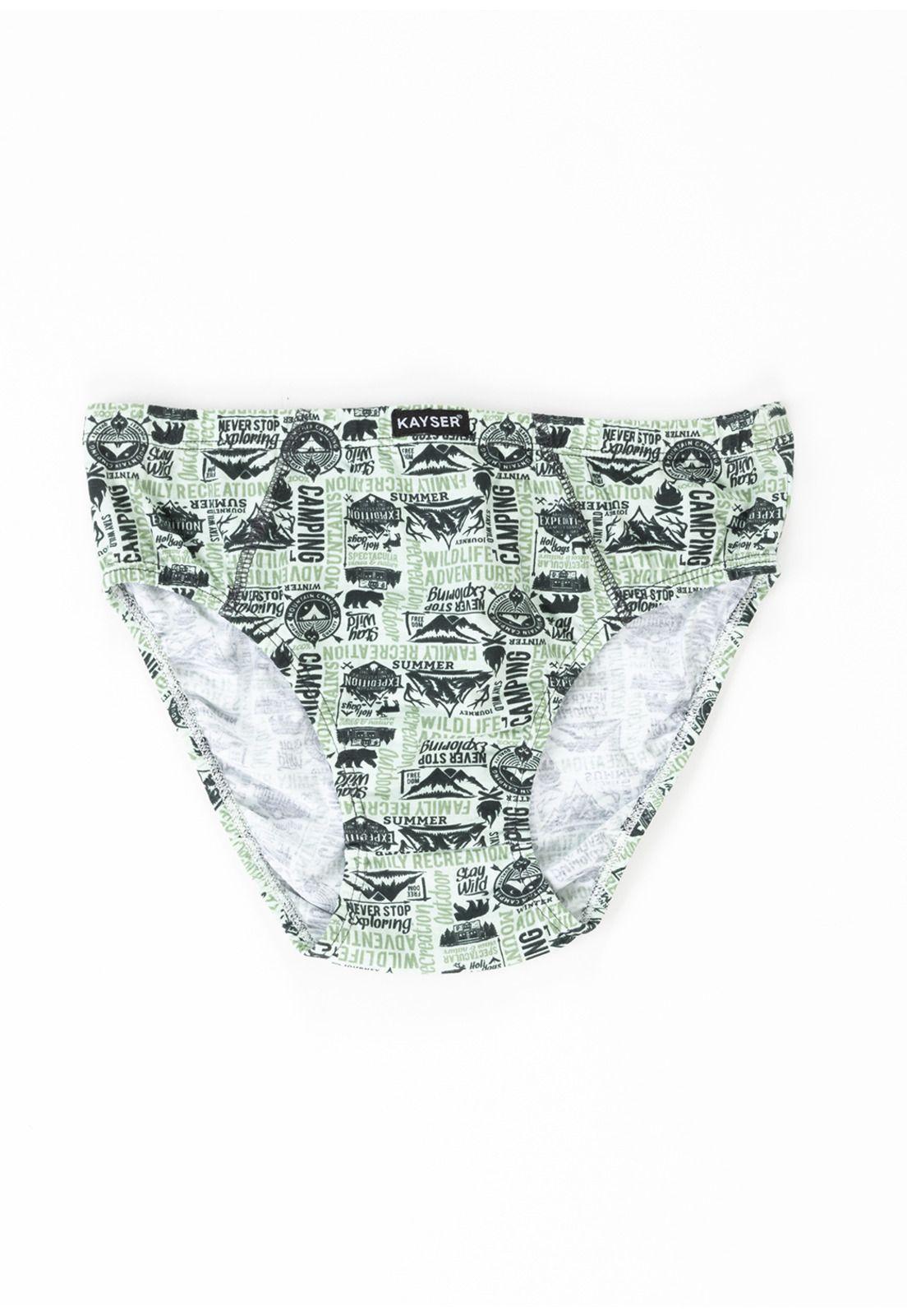 Pack 5x slip midi algodón P595041M-AZU Kayser-4