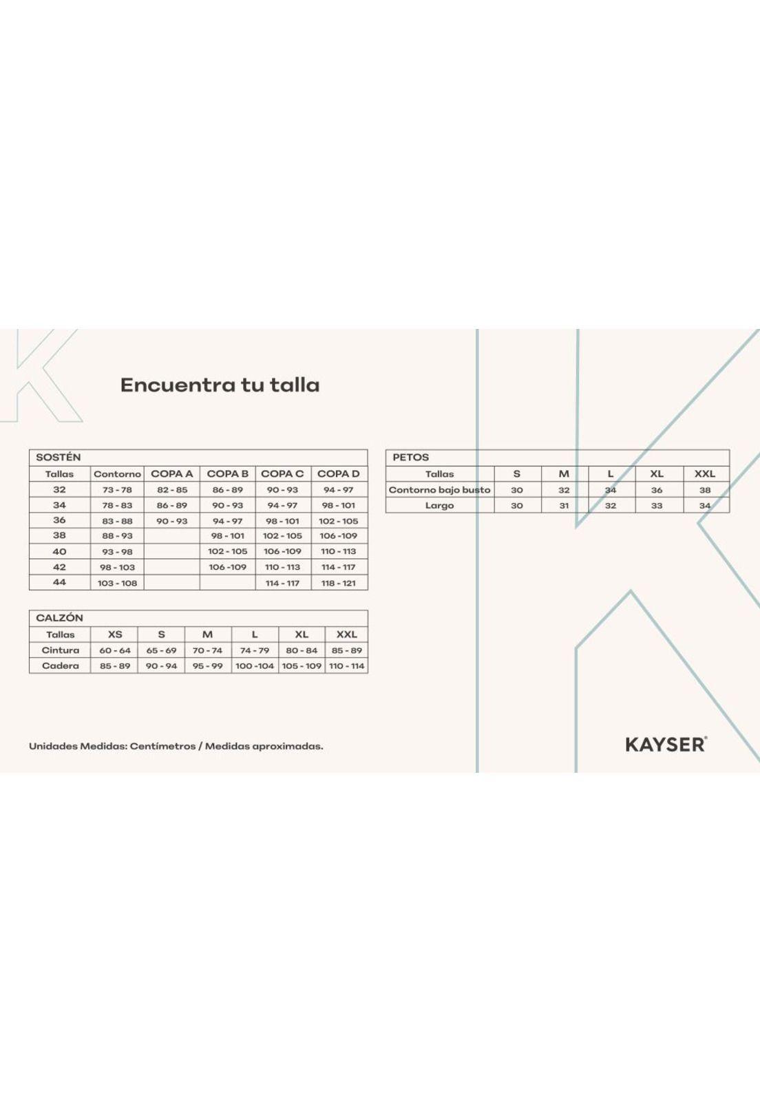 Pack 3x sosten microfibra P350024-AZM3 Kayser-4