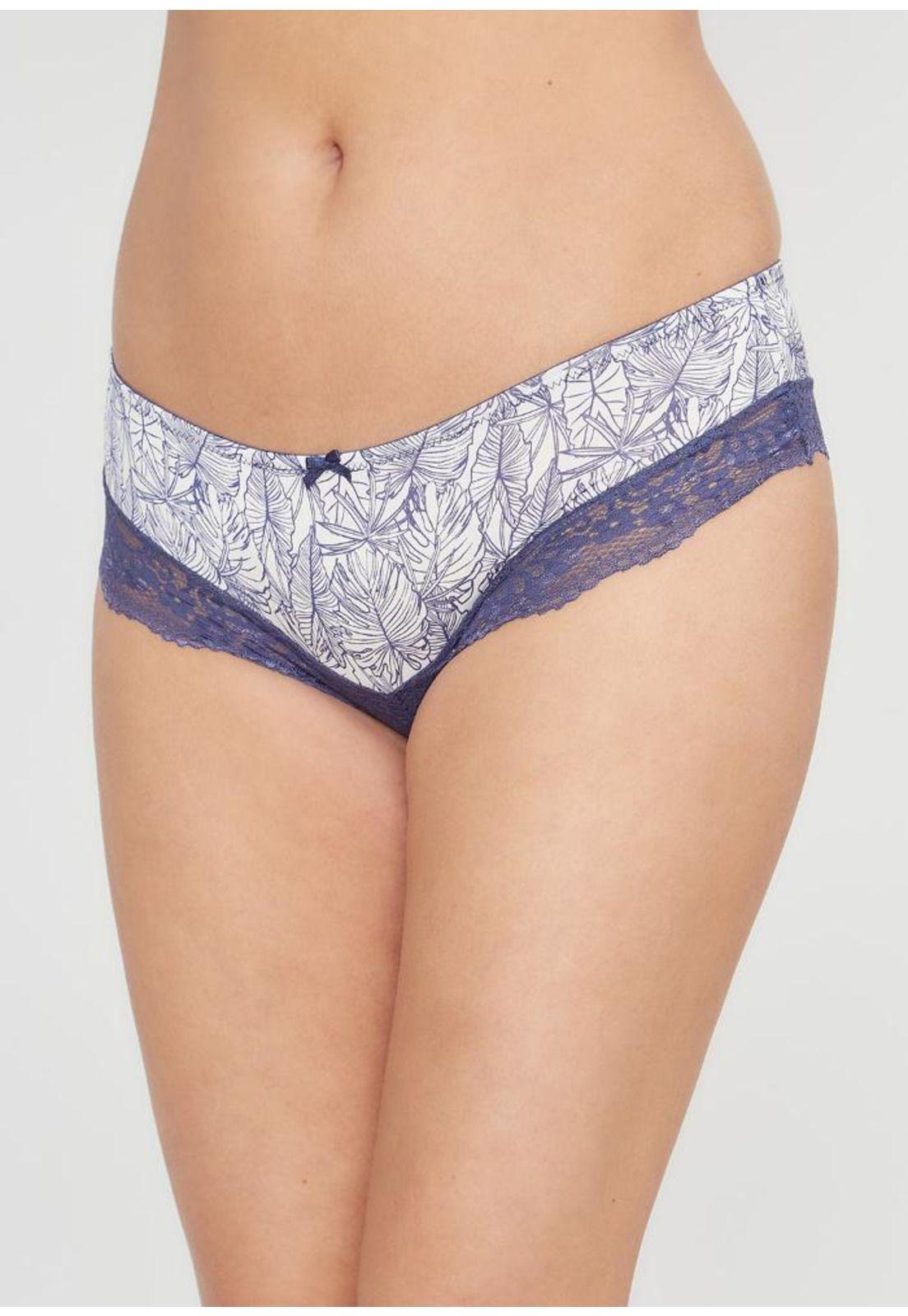 Pack 3X Pantaleta Microfibra P314.15-AZU6 Kayser-1