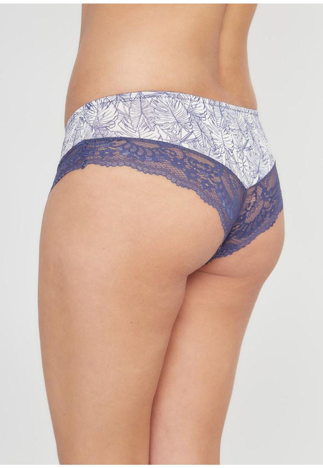 Pack 3X Pantaleta Microfibra P314.15-AZU6 Kayser-2