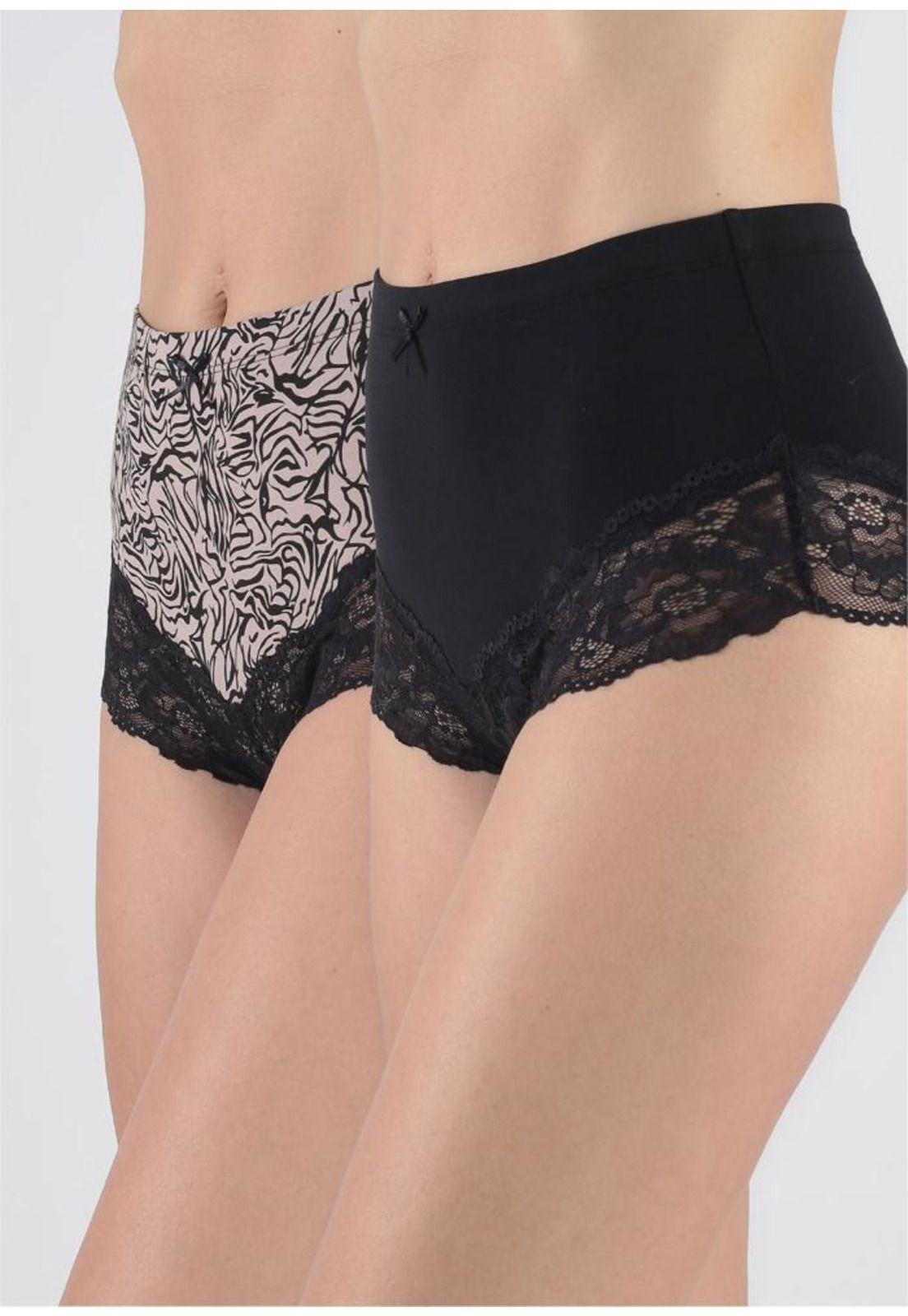 Pack 2X Pantaleta Algodón P2145053-NEG8 Kayser-0