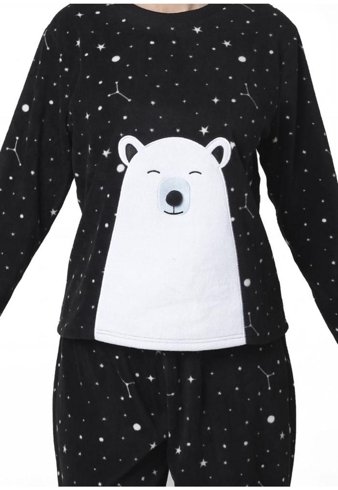 Pijama de mujer Polar 60.1624M-NEG-2