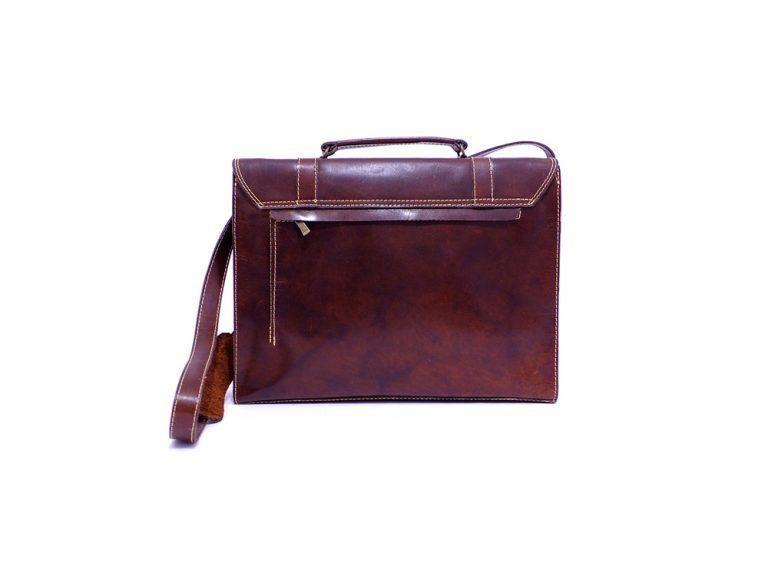 BOLSO CUERO EJECUTIVO MAHUIDA CAFÉ OSCURO-2