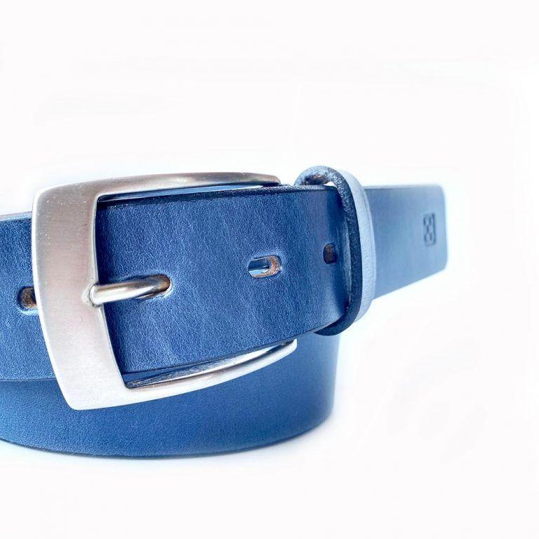 CINTURÓN CUERO AZUL-1