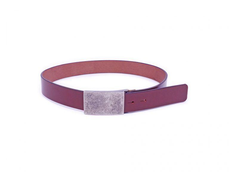 CINTURON CAFÉ HEBILLA CUADRADA-0