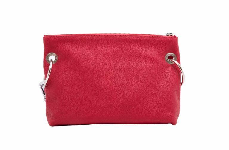 CARTERA CRUZADA DOMO ROJA-2