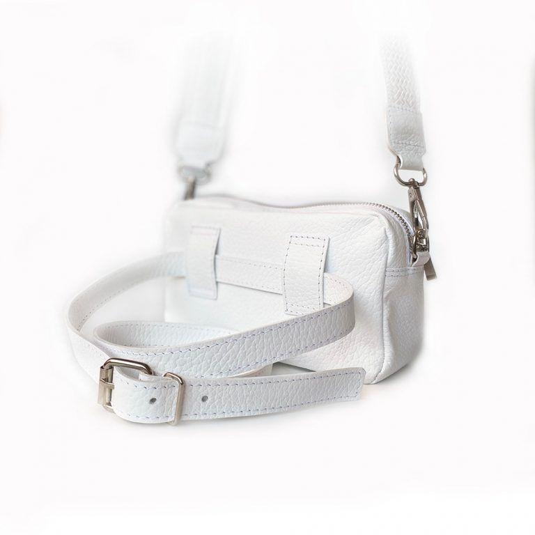 BANDOLERA CUERO BLANCA-3